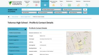Tokoroa High School: Profile & Contact Details | Education Counts