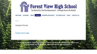 Student Portal - fv - Forest View High School