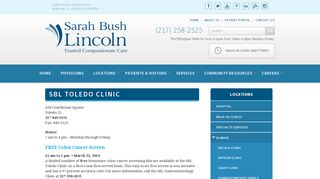 Toledo Clinic | Sarah Bush Lincoln Health System