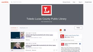 Toledo Lucas County Public Library Events | Eventbrite