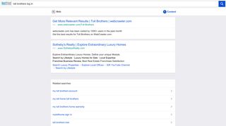 toll brothers log in - NetFind - Content Results