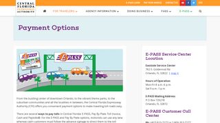 Payment Options | Central Florida Expressway Authority