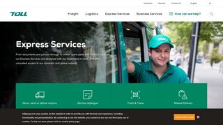 Express Services | Toll Group - Providing Global Logistics