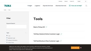 Tools | Toll Group