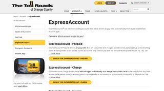 ExpressAccount | The Toll Roads
