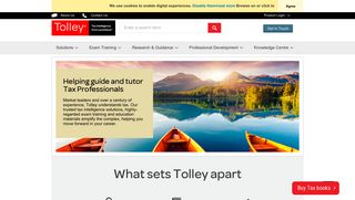 Tolley | Tax Intelligence and Training | Tolley