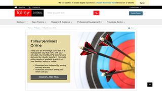 Tolley Seminars Online | Tolley
