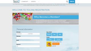 Register and become a Toluna member | Toluna