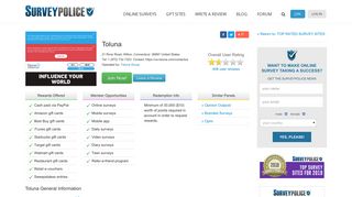 Toluna Ranking and Reviews - SurveyPolice