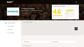 Tombola Reviews | https://www.tombola.co.uk reviews | Feefo