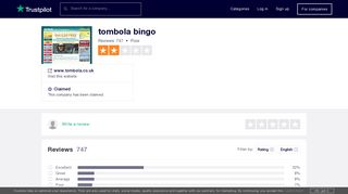 tombola bingo Reviews | Read Customer Service Reviews of www ...