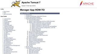 Apache Tomcat 7 (7.0.92) - Manager App HOW-TO