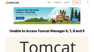 Unable to Access Tomcat Manager 6, 7, 8 and 9 - Geekflare