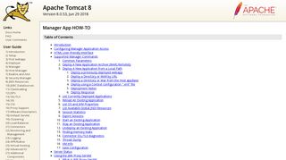 Apache Tomcat 8 (8.0.53) - Manager App HOW-TO