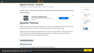 Apache Tomcat - Tutorial - Vogella