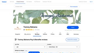 Working at Tommy Bahama: 79 Reviews about Pay & Benefits ...