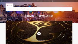 Tomorrowland: Welcome - Festival