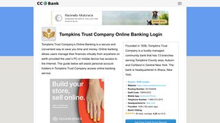 Tompkins Trust Company Online Banking Login - CC Bank