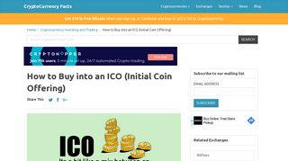How to Buy into an ICO (Initial Coin Offering) - CryptoCurrency Facts