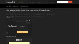 How to Switch Back to Regular Email Login instead of Facebook ...