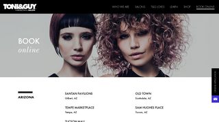Book An Appointment Today! | TONI&GUY Hair Salons - Toni & Guy