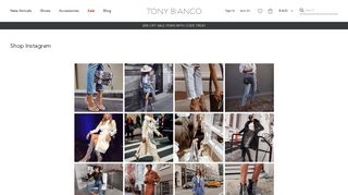 Shop Instagram | Tony Bianco