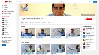 Tony Mesa Real Estate School Inc. - YouTube