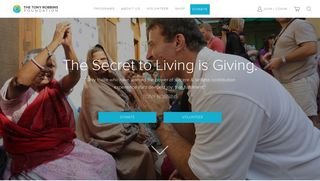 The Tony Robbins Foundation: HOME