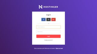 Log in to Hostinger CPanel - Hostinger