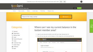 Where can I see my current balance? | Help Center | toolani - Cheap ...