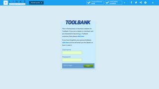 Toolbank B2B | Login - Website analytics by Giveawayoftheday.com