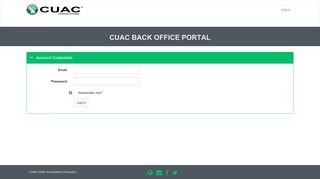 CUAC Back Office Portal