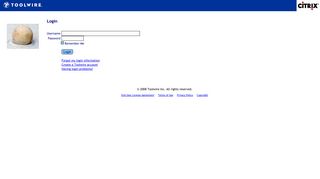 Toolwire Login