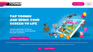 Toonix - Kids TV, movies and games on demand