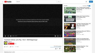 Toontown Infinite: Let's Play - Part 1: NEW Beginnings! - YouTube