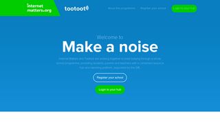 Make a noise - Tootoot in partnership with Internet Matters