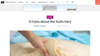 13 Facts About the Tooth Fairy | Mental Floss