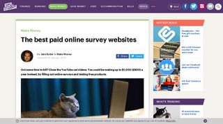 The best paid online survey websites - Save the Student