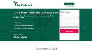 TopCashback.com: The Most Generous Cash Back & Coupons Site
