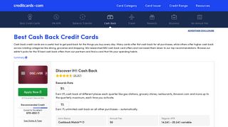 Best Cash Back Credit Cards of 2019: Top Offers - CreditCards.com