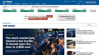 CNBC: Stock Markets, Business News, Financials, Earnings