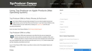 Using Top Producer on Apple Products (Mac Operating System) « Top ...