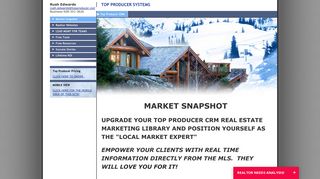 Market Snapshot - Top Producer CRM