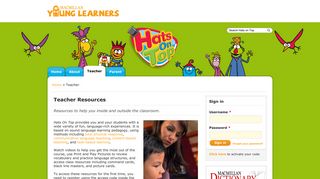 Teacher Resources | Hats on Top - Macmillan Young Learners
