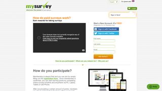 Paid Surveys - MySurvey UK - Online Surveys for Making Money