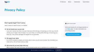 Privacy Policy | TopCV