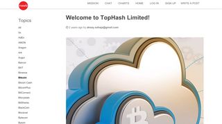 Welcome to TopHash Limited! • Newbium