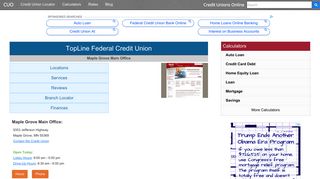 TopLine Federal Credit Union - Maple Grove, MN - Credit Unions Online