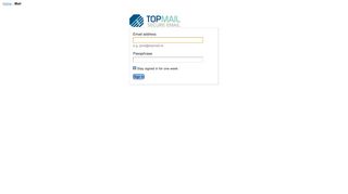 Please sign in to continue - Topmail