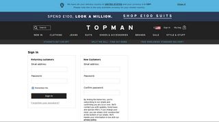 TOPMAN - LogonForm